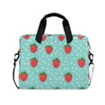 thumbnail image 1 of FORMRS 16" Laptop Bag Carrying Sleeve Case with Handle Travel Shoulder Briefcase, Strawberry Pattern, 1 of 8