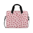 thumbnail image 1 of FORMRS 16" Laptop Bag Carrying Sleeve Case with Handle Travel Shoulder Briefcase, Strawberry Plaid Pattern, 1 of 8
