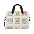 thumbnail image 1 of FORMRS 16" Laptop Bag Carrying Sleeve Case with Handle Travel Shoulder Briefcase, Toasts Pattern, 1 of 8