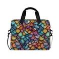 thumbnail image 1 of FORMRS 16" Laptop Bag Carrying Sleeve Case with Handle Travel Shoulder Briefcase, Vibrant Dragon Scales Pattern, 1 of 8