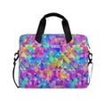 thumbnail image 1 of FORMRS 16" Laptop Bag Carrying Sleeve Case with Handle Travel Shoulder Briefcase, Vibrant Geometric Pattern, 1 of 8
