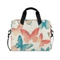 thumbnail image 1 of FORMRS 16" Laptop Sleeve Bag Carrying Case with Handle Travel Shoulder Briefcase, Watercolor Butterflies, 1 of 8