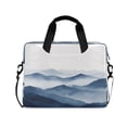 thumbnail image 1 of FORMRS 16" Laptop Bag Carrying Sleeve Case with Handle Travel Shoulder Briefcase, Watercolor Mountains, 1 of 8