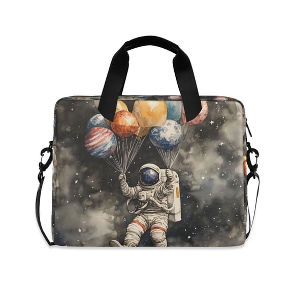 FORMRS 16" Laptop Bag Carrying Sleeve Case with Handle Travel Shoulder Briefcase, Watercolor Space