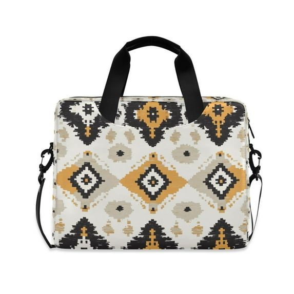 FORMRS 16" Laptop Sleeve Bag Carrying Case with Handle Travel Shoulder Briefcase, White and Black