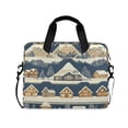 thumbnail image 1 of FORMRS 16" Laptop Bag Carrying Sleeve Case with Handle Travel Shoulder Briefcase, Winter Village, 1 of 8
