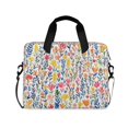 thumbnail image 1 of FORMRS 16" Laptop Sleeve Bag Carrying Case with Handle Travel Shoulder Briefcase, Yellow Wildflower Pattern, 1 of 8