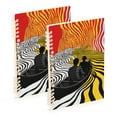 thumbnail image 1 of FORMRS 1-Subject Spiral Notebook 8" x 5" College Ruled 60 Refillable Sheet, 2 Pack, Abstract Boat, 1 of 7