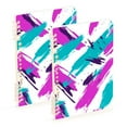 thumbnail image 1 of FORMRS 1-Subject Spiral Notebook 8" x 5" College Ruled 60 Refillable Sheet A5 Hard Cover, 2 Pack, Abstract Drawing, 1 of 7