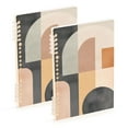 thumbnail image 1 of FORMRS 1-Subject Spiral Notebook 8" x 5" College Ruled 60 Refillable Sheet, 2 Pack, Abstract Shapes, 1 of 7