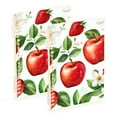 thumbnail image 1 of FORMRS 1-Subject Spiral Notebook 8" x 5" College Ruled 60 Refillable Sheet A5 Hard Cover, 2 Pack, Apple Pattern, 1 of 7