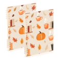 thumbnail image 1 of FORMRS 1-Subject Spiral Notebook 8" x 5" College Ruled 60 Refillable Sheet A5 Hard Cover, 2 Pack, Beige Fall Acorns Pattern, 1 of 7