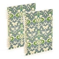 thumbnail image 1 of FORMRS 1-Subject Spiral Notebook 8" x 5" College Ruled 60 Refillable Sheet A5 Hard Cover, 2 Pack, Beige Floral, 1 of 7
