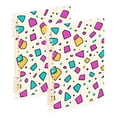 thumbnail image 1 of FORMRS 1-Subject Spiral Notebook 8" x 5" College Ruled 60 Refillable Sheet A5 Hard Cover, 2 Pack, Beige Retro Pattern, 1 of 7