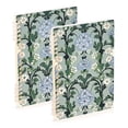 thumbnail image 1 of FORMRS 1-Subject Spiral Notebook 8" x 5" College Ruled 60 Refillable Sheet A5 Hard Cover, 2 Pack, Blue Blossom, 1 of 7