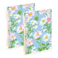 thumbnail image 1 of FORMRS 1-Subject Spiral Notebook 8" x 5" College Ruled 60 Refillable Sheet A5 Hard Cover, 2 Pack, Blue Floral, 1 of 7