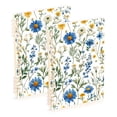 thumbnail image 1 of FORMRS 1-Subject Spiral Notebook 8" x 5" College Ruled 60 Refillable Sheet A5 Hard Cover, 2 Pack, Blue Floral, 1 of 7