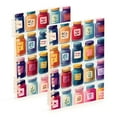 thumbnail image 1 of FORMRS 1-Subject Spiral Notebook 8" x 5" College Ruled 60 Refillable Sheet A5 Hard Cover, 2 Pack, Blue Jam Jars, 1 of 7