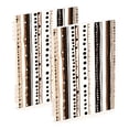 thumbnail image 1 of FORMRS 1-Subject Spiral Notebook 8" x 5" College Ruled 60 Refillable Sheet A5 Hard Cover, 2 Pack, Brown Abstract Stripes, 1 of 7