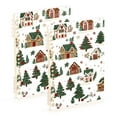 thumbnail image 1 of FORMRS 1-Subject Spiral Notebook 8" x 5" College Ruled 60 Refillable Sheet A5 Hard Cover, 2 Pack, Brown Christmas House, 1 of 7