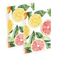 thumbnail image 1 of FORMRS 1-Subject Spiral Notebook 8" x 5" College Ruled 60 Refillable Sheet, 2 Pack, Candy Grapefruit, 1 of 7