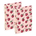 thumbnail image 1 of FORMRS 1-Subject Spiral Notebook 8" x 5" College Ruled 60 Refillable Sheet A5 Hard Cover, 2 Pack, Cherries Pattern, 1 of 7