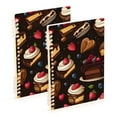 thumbnail image 1 of FORMRS 1-Subject Spiral Notebook 8" x 5" College Ruled 60 Refillable Sheet, 2 Pack, Chocolate Cakes, 1 of 7