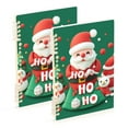 thumbnail image 1 of FORMRS 1-Subject Spiral Notebook 8" x 5" College Ruled 60 Refillable Sheet, 2 Pack, Cute Christmas Pattern, 1 of 7