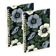 thumbnail image 1 of FORMRS 1-Subject Spiral Notebook 8" x 5" College Ruled 60 Refillable Sheet, 2 Pack, Dark Floral, 1 of 7