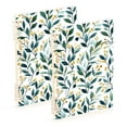 thumbnail image 1 of FORMRS 1-Subject Spiral Notebook 8" x 5" College Ruled 60 Refillable Sheet, 2 Pack, Darker Leafy Pattern, 1 of 7