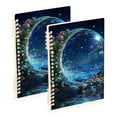 thumbnail image 1 of FORMRS 1-Subject Spiral Notebook 8" x 5" College Ruled 60 Refillable Sheet, 2 Pack, Floral Occean, 1 of 7