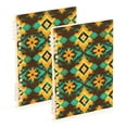 thumbnail image 1 of FORMRS 1-Subject Spiral Notebook 8" x 5" College Ruled 60 Refillable Sheet A5 Hard Cover, 2 Pack, Geometric Patterns, 1 of 7
