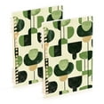 thumbnail image 1 of FORMRS 1-Subject Spiral Notebook 8" x 5" College Ruled 60 Refillable Sheet, 2 Pack, Green Circle, 1 of 7