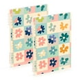 thumbnail image 1 of FORMRS 1-Subject Spiral Notebook 8" x 5" College Ruled 60 Refillable Sheet, 2 Pack, Green Floral, 1 of 7