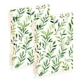 thumbnail image 1 of FORMRS 1-Subject Spiral Notebook 8" x 5" College Ruled 60 Refillable Sheet, 2 Pack, Green Leafy Pattern., 1 of 7