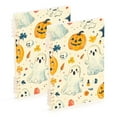 thumbnail image 1 of FORMRS 1-Subject Spiral Notebook 8" x 5" College Ruled 60 Refillable Sheet A5 Hard Cover, 2 Pack, Halloween Cute Ghosts, 1 of 7