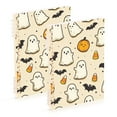 thumbnail image 1 of FORMRS 1-Subject Spiral Notebook 8" x 5" College Ruled 60 Refillable Sheet A5 Hard Cover, 2 Pack, Halloween Cute Ghosts, 1 of 7