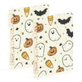 thumbnail image 1 of FORMRS 1-Subject Spiral Notebook 8" x 5" College Ruled 60 Refillable Sheet, 2 Pack, Halloween Happy Ghosts, 1 of 7