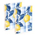 thumbnail image 1 of FORMRS 1-Subject Spiral Notebook 8" x 5" College Ruled 60 Refillable Sheet A5 Hard Cover, 2 Pack, Light Blue Lemon, 1 of 7