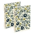 thumbnail image 1 of FORMRS 1-Subject Spiral Notebook 8" x 5" College Ruled 60 Refillable Sheet A5 Hard Cover, 2 Pack, Light Floral, 1 of 7