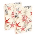 thumbnail image 1 of FORMRS 1-Subject Spiral Notebook 8" x 5" College Ruled 60 Refillable Sheet A5 Hard Cover, 2 Pack, Light Red Starfish, 1 of 7
