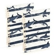 thumbnail image 1 of FORMRS 1-Subject Spiral Notebook 8" x 5" College Ruled 60 Refillable Sheet A5 Hard Cover, 2 Pack, Light Sharks, 1 of 7