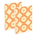 thumbnail image 1 of FORMRS 1-Subject Spiral Notebook 8" x 5" College Ruled 60 Refillable Sheet A5 Hard Cover, 2 Pack, Orange Circle, 1 of 7