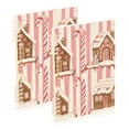thumbnail image 1 of FORMRS 1-Subject Spiral Notebook 8" x 5" College Ruled 60 Refillable Sheet A5 Hard Cover, 2 Pack, Pink Candy House, 1 of 7