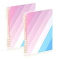 thumbnail image 1 of FORMRS 1-Subject Spiral Notebook 8" x 5" College Ruled 60 Refillable Sheet, 2 Pack, Pink Gradient, 1 of 7