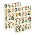 thumbnail image 1 of FORMRS 1-Subject Spiral Notebook 8" x 5" College Ruled 60 Refillable Sheet A5 Hard Cover, 2 Pack, Red Floral, 1 of 7