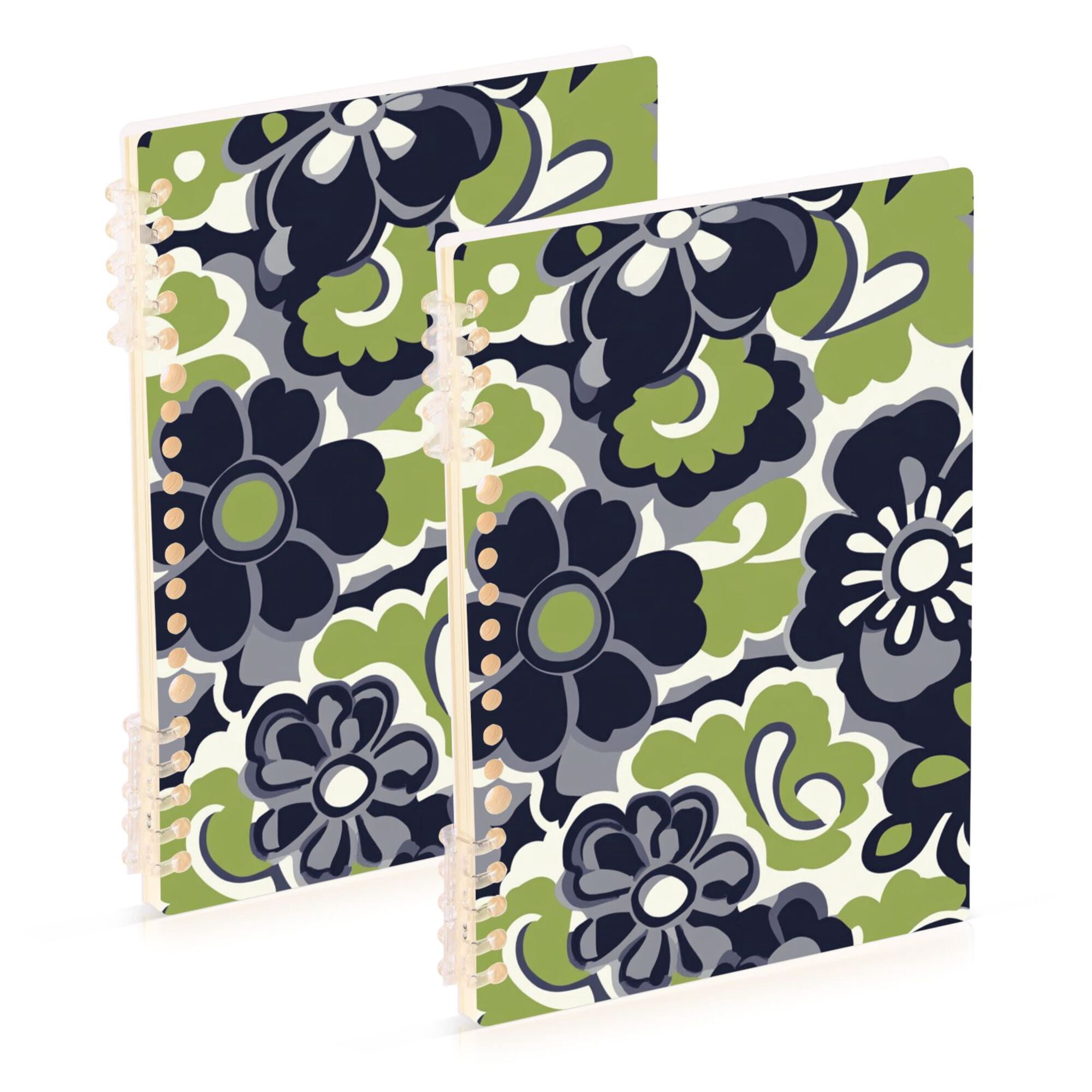Notebook Patterns Retro FORMRS 1-Subject Spiral Notebook 8