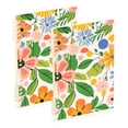 thumbnail image 1 of FORMRS 1-Subject Spiral Notebook 8" x 5" College Ruled 60 Refillable Sheet A5 Hard Cover, 2 Pack, Retro Pink Floral, 1 of 7