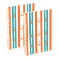 thumbnail image 1 of FORMRS 1-Subject Spiral Notebook 8" x 5" College Ruled 60 Refillable Sheet A5 Hard Cover, 2 Pack, Simple Nautical Pattern, 1 of 7