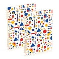 thumbnail image 1 of FORMRS 1-Subject Spiral Notebook 8" x 5" College Ruled 60 Refillable Sheet A5 Hard Cover, 2 Pack, Simple Shapes, 1 of 7